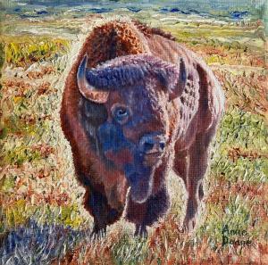 Anne Doane, Lone Bison, $190