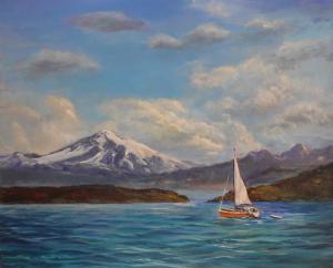 Janet Hawse, Heading East Mt. Baker, $850