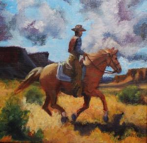 Lynn Kopelke, Desert Rider, $100