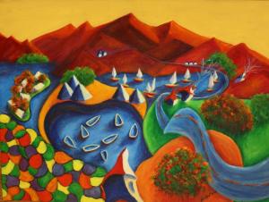 Joan Nicholson, Washington's Playground, $500