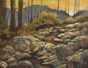 Carlene Salazar, Rose Gold Sunset, $600